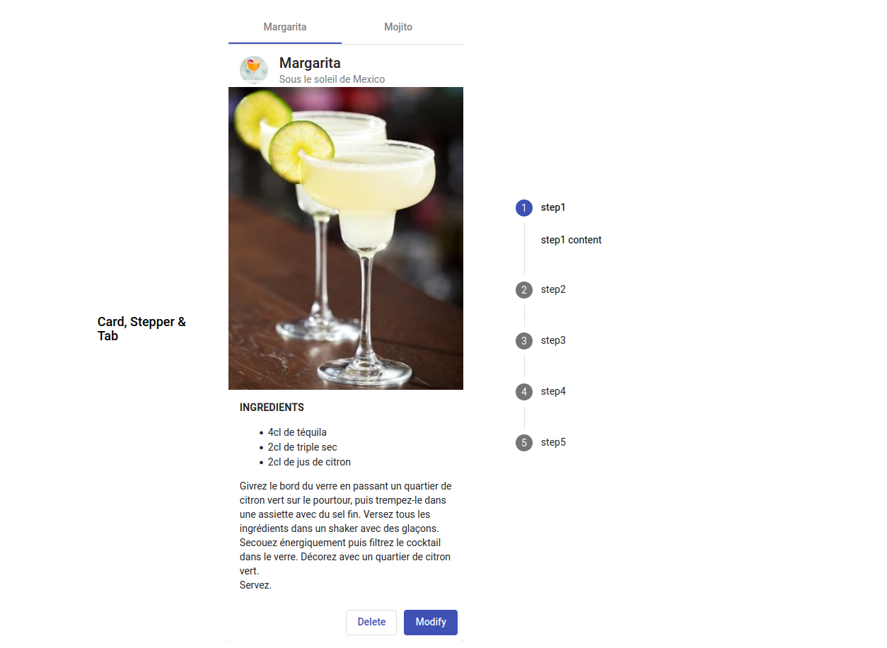 Material Design demo