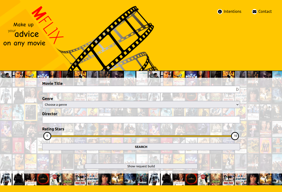 Mflix Homepage